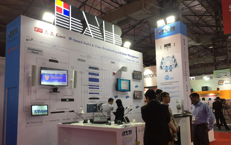 BXB卡訊參展於2017 InfoComm India印度展